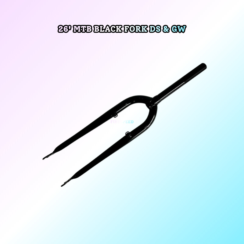 FORK BASIKAL 26 MTB BLACK FORK BICYCLE / MTB FORK / BLACK FORK / FORK HITAM
