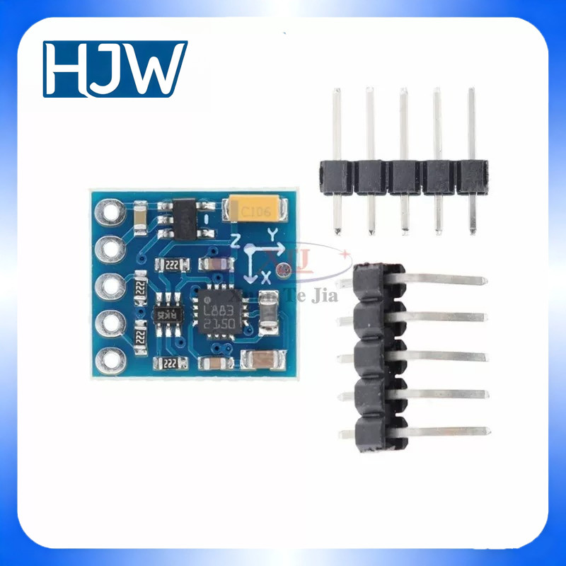 GY-271 HMC5883L QMC5883L เข็มทิศอิเล็กทรอนิกส์เข็มทิศโมดูลเซ็นเซอร์สนามแม่เหล็กสามแกน