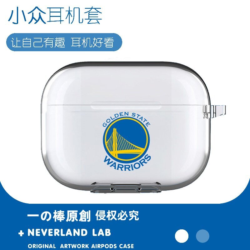 HY นักรบบาสเกตบอลเหมาะสําหรับ airpodspro2 เคสป้องกัน Apple 4 เคสหูฟัง LinkBuds S คลิปโปร่งใส Sony XM