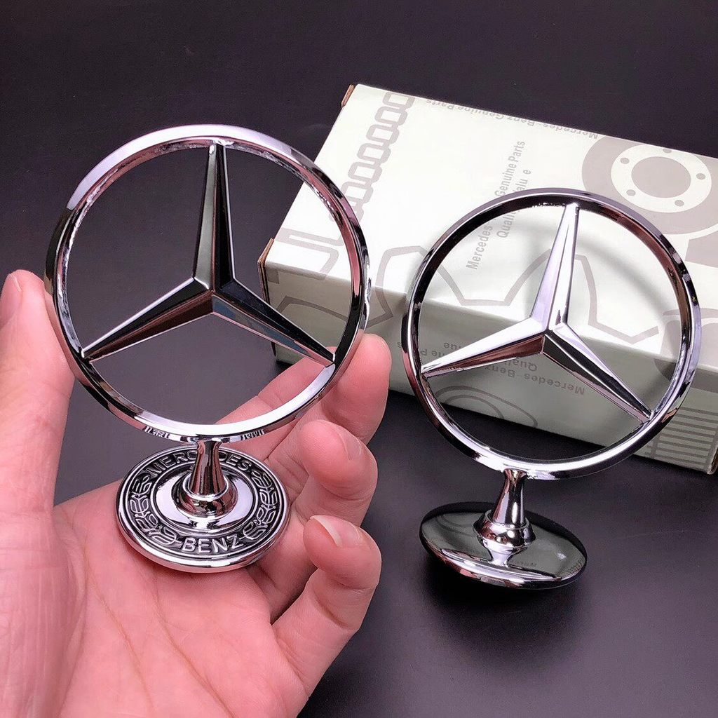 Mercedes-Benz GLAGLCE300LC260 ฝาครอบขาตั้ง Weiting V260L เครื่องยนต์ Hood โลโก้รถ เจาะรูฟรีวางขาตั้ง