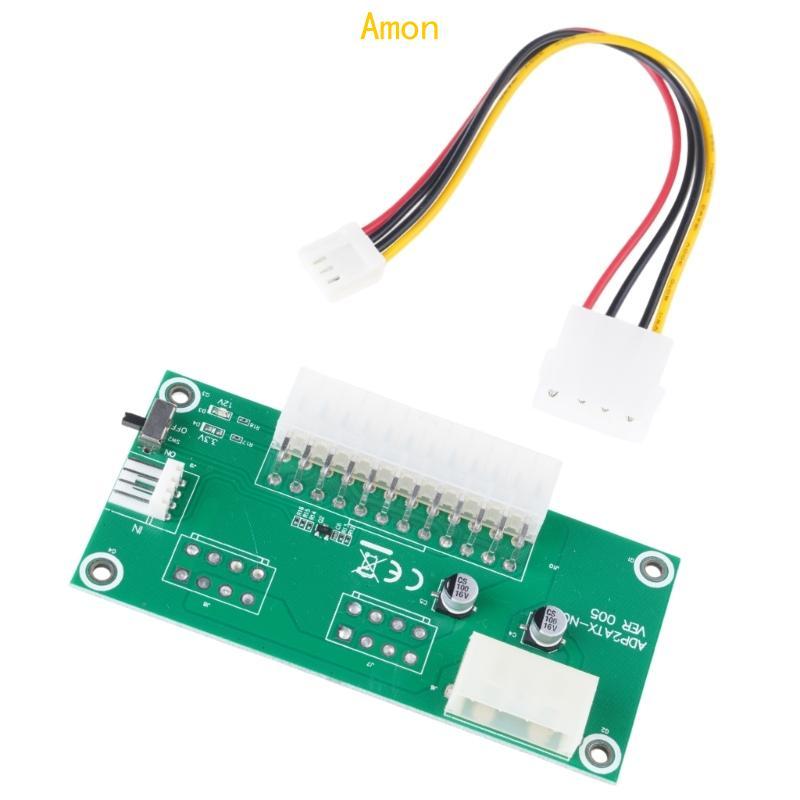 Amon 24Pin To 4Pin Power Adapter Card Dual Psu Sync ADD2psu Cord Converter Board