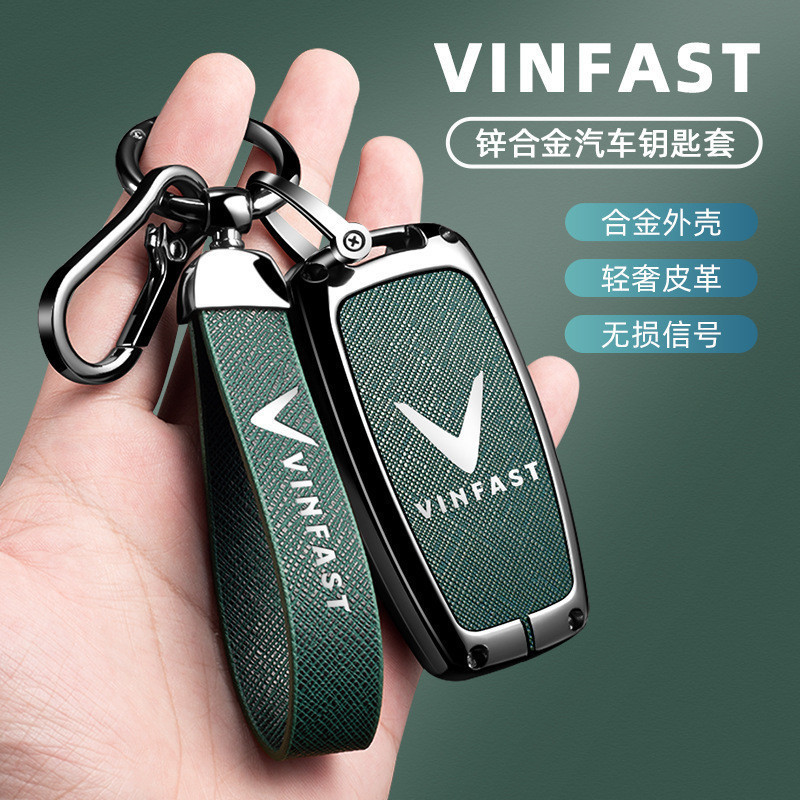 สังกะสีอัลลอยด์รีโมทฝาครอบกุญแจสําหรับ Vinfast Vf3 Vf5 E34 VF6 VF6S VF6 Plus VF7 VF8 VF9