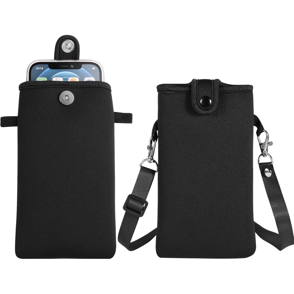 เคสโทรศัพท์ Neoprene พร้อมสายครอสบอดี้ ใช้ได้กับ Galaxy S25 Ultra S24 Ultra S25+S24 FE/A15 A16 A25 A