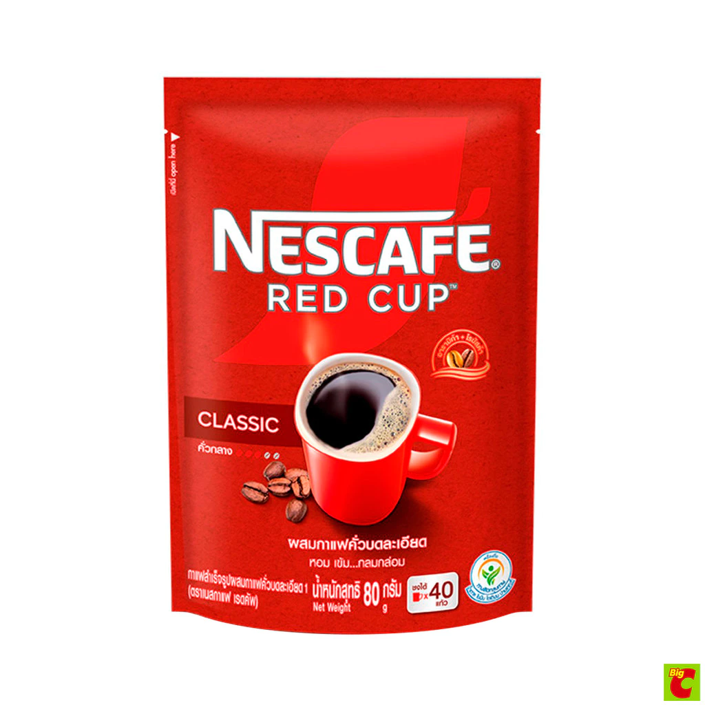 เนสกาแฟ เรดคัพ กาแฟสำเร็จรูป ชนิดถุง 80 ก.