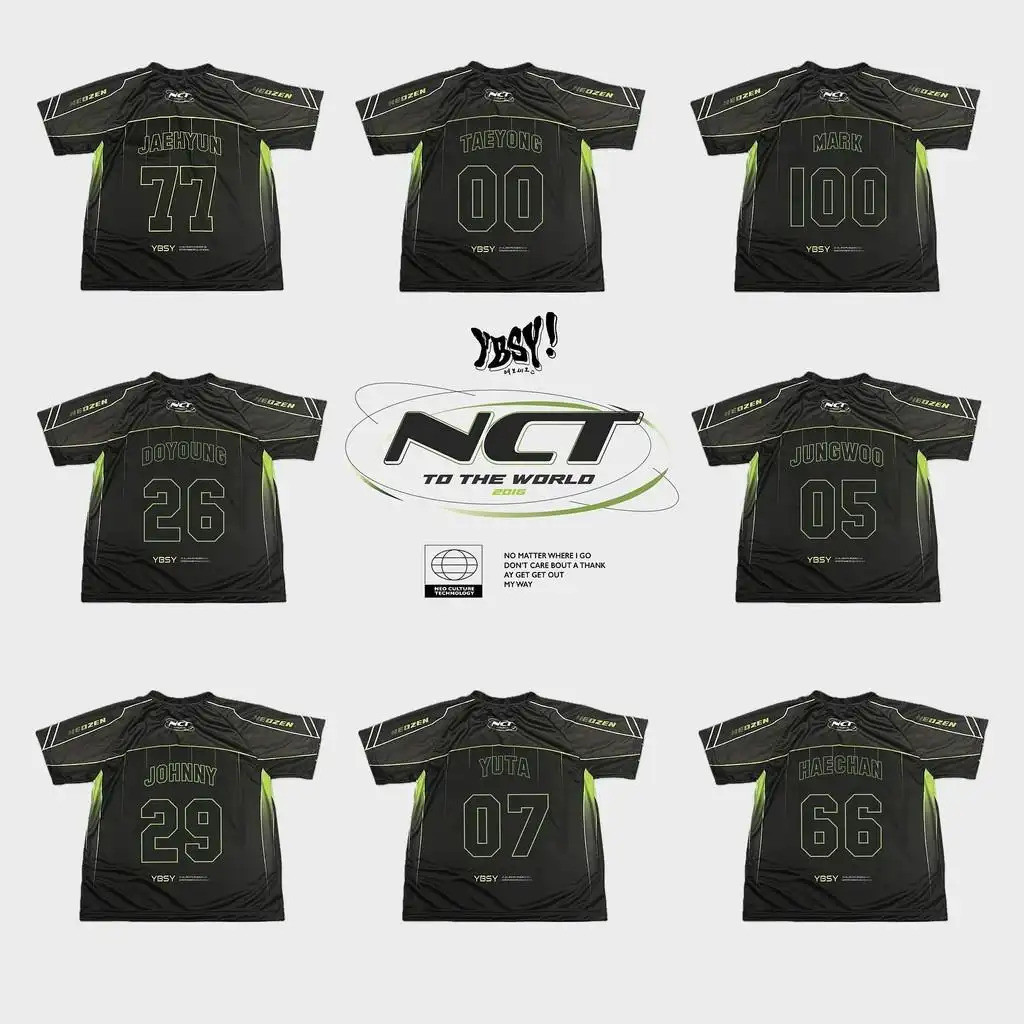 ใช่! เสื้อเชิ้ตแขนสั้น NCT TO THE WORLD คอวี คุณภาพสูง ทันสมัย อเนกประสงค์ สวมใส่สบาย ระบายอากาศได้ด