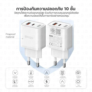 [ส่งไว] Eloop C31T หัวชาร์จ 30W PD QC 3.0 อแดปเตอร์ Type C USB Fast Charge GaN Charger Adapter ชาร์จเร็ว