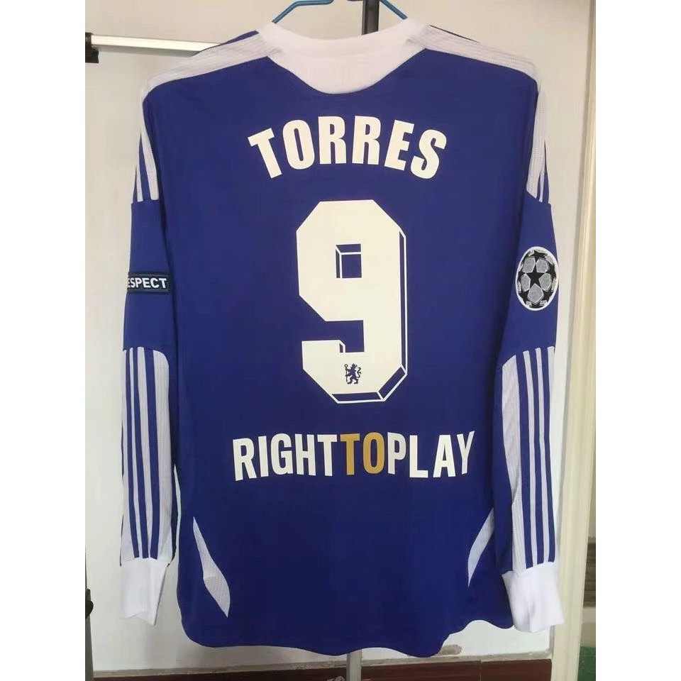 Retro Jersey t9 Jersey Tou Niu Jersey 11-12 Game Season Chelsea Jersey 2012 Championship Final Chels