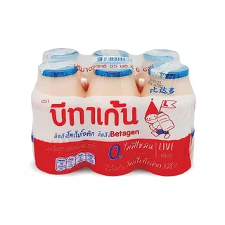 [สินค้าส่งด่วน] บีทาเก้น นมเปรี้ยว สูตรพร่องมันเนย 85 มล. แพ็ค 6 BETAGEN DRINKING YOGURT LOW FAT 85 ML PACK 6