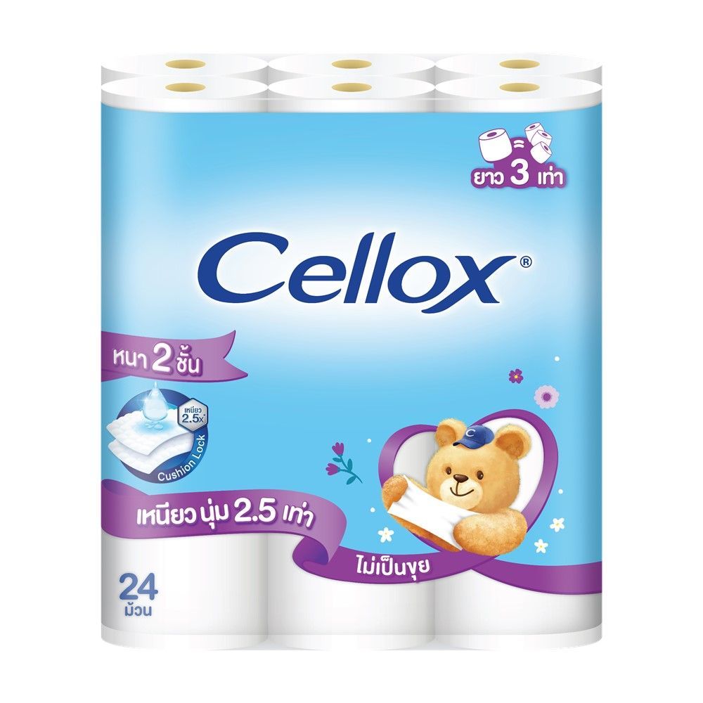 [สินค้าส่งด่วน] เซลล็อกซ์ ไจแอนท์ 24 ม้วน CELLOX PURIFY GIANT 24 ROLLS