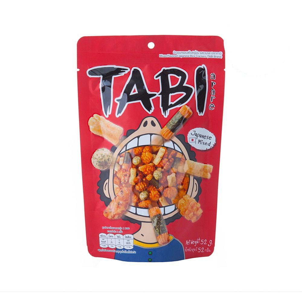 [สินค้าส่งด่วน] ทาบิอาราเระข้าวอบกรอบรวมรส 52 กรัม TABI ARARE MIX 52 G.
