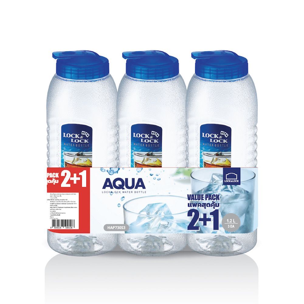 [สินค้าส่งด่วน]  LOCK N LOCK กระบอกน้ำแพ็ค 2+1 1.2L. LOCK N LOCK WATER BOTTLE 2+1 1.2L.