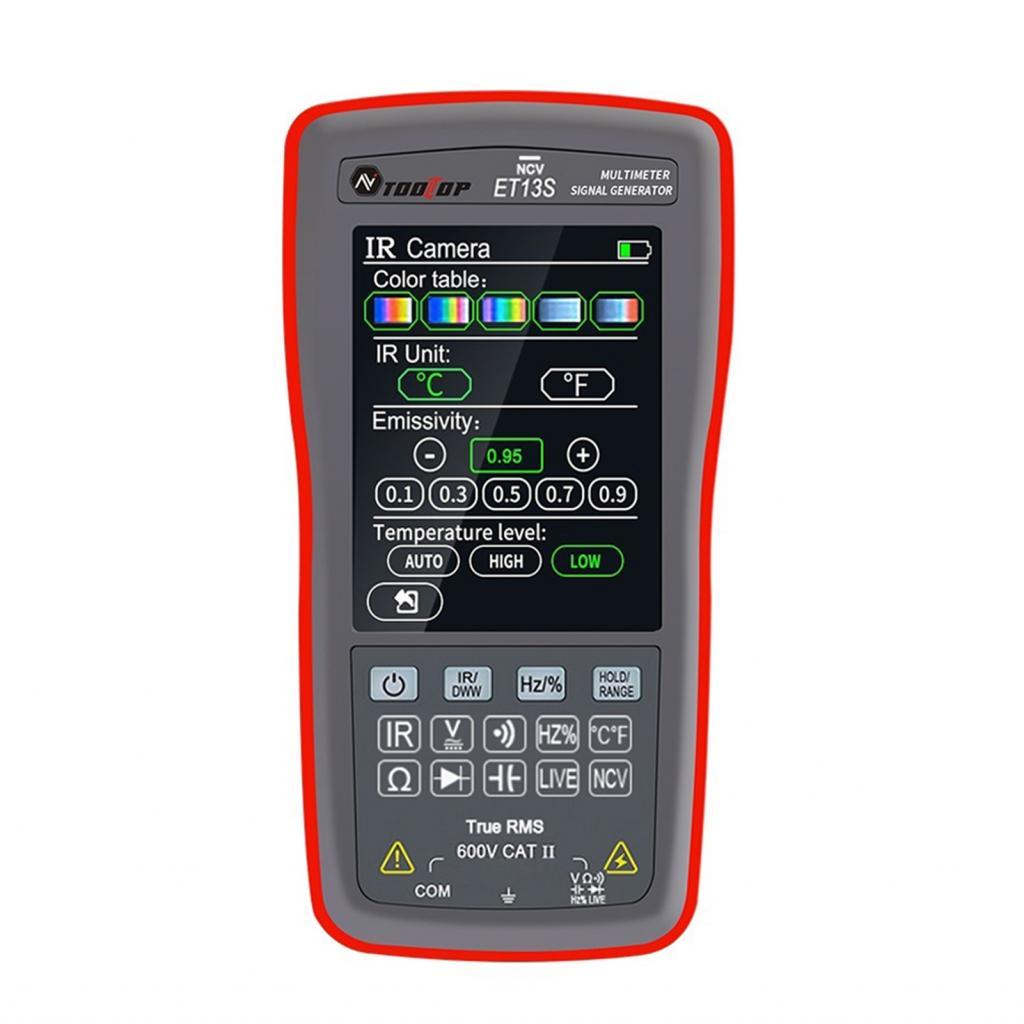 Wowohome-PH ET13S 2in1 Thermal Imager Multimeter 192 x IR ความละเอียด 10000 นับหน้าจอสัมผัส 2.8 นิ้ว
