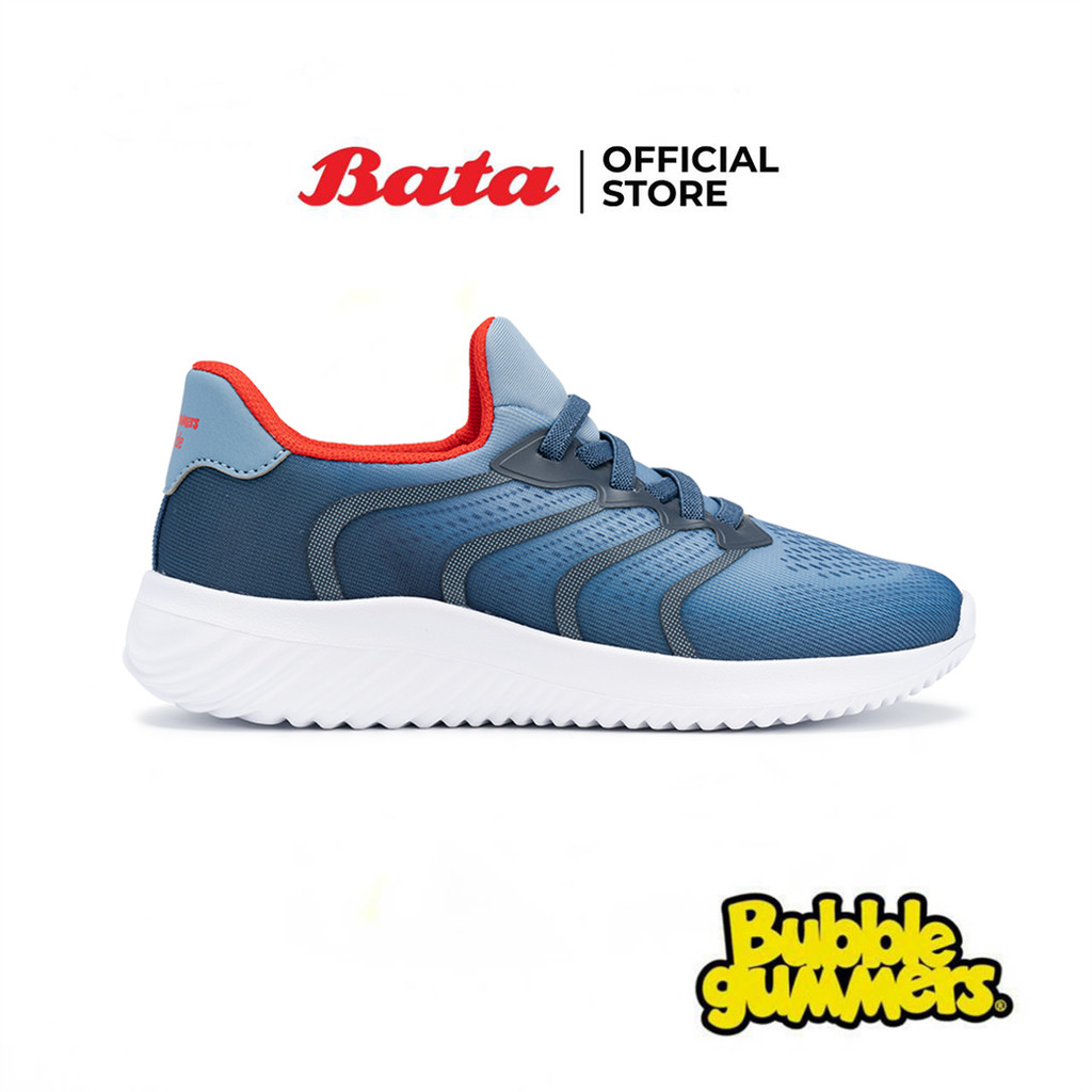 Bata บาจา BBG รองเท้าผ้าใบ สนีคเกอร์ แบบสวม สำหรับเด็กผู้ชาย รุ่น EASY SLIDE  COOL_G126 สีน้ำเงิน 3319334 ราคา ถูกที่สุด ดีลบีเคเค แกลเลอรีภาพที่ 2