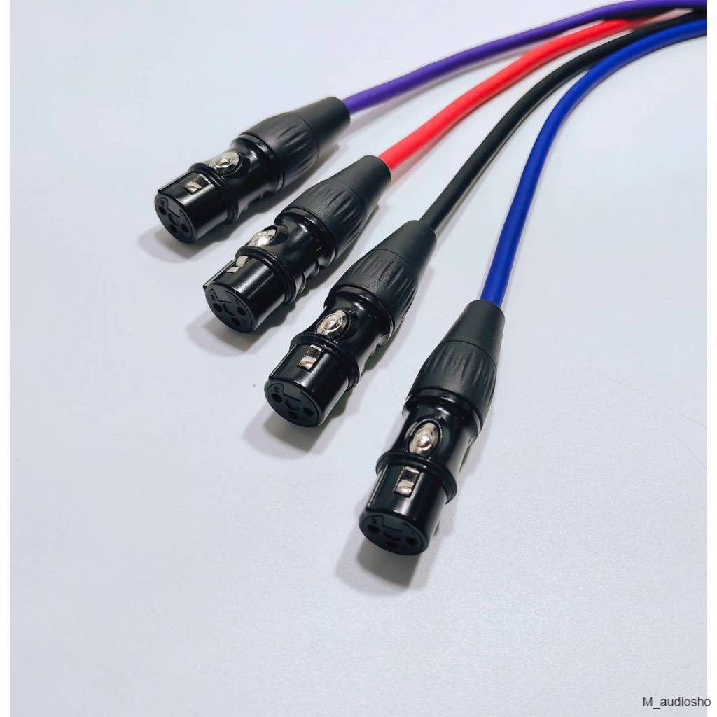 ....สายไมค์ Dynacom XLR  สายบาลานซ์ Xlr แท้ แจ็ค Rean by Neutrik ชุบทอง ราคาต่อ  เส้นครับ....