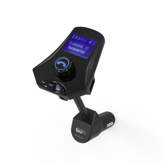 MJ Car M7 เครื่องชาร์จในรถยนต์บลูทูธไร้สายเครื่องส่งสัญญาณ FM MP3