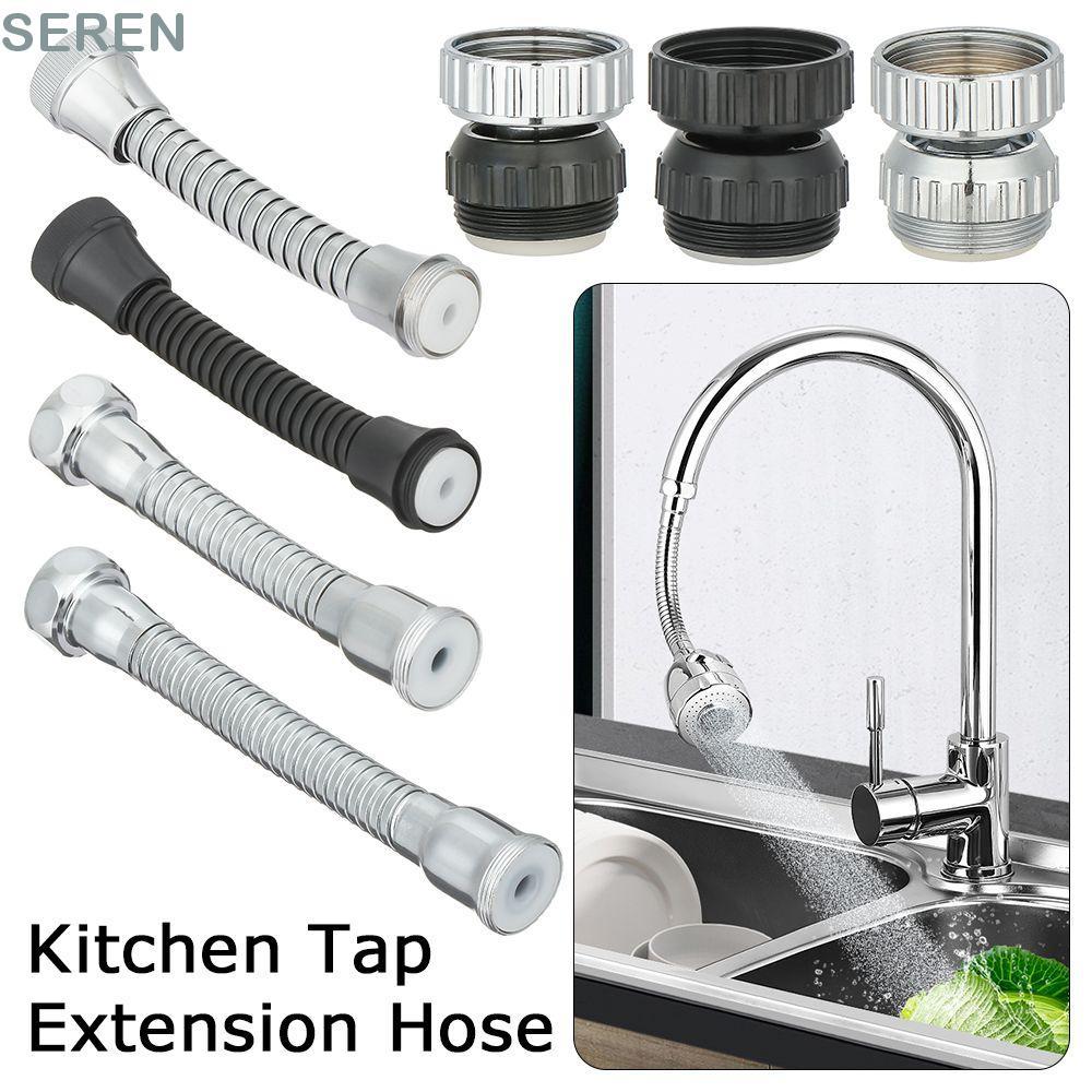 SEREN Kitchen Tap Extension Hose Faucet Accessories Adjustment Stainless Steel Faucet Adapter