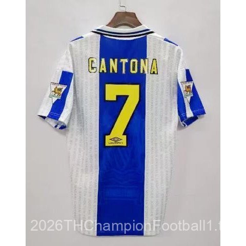 Retro SSS+S-XXL Retro Edition 1994/96 Manchester United 3A Football Jersey Kit 2XL คุณสามารถเพิ่มชื่