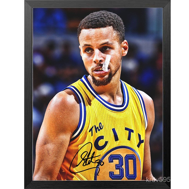 เดสก์ท็อปกรอบรูปบอลแขวนภาพวาด nba ที่ระลึกขายส่งภาพ Jinzhou zm6h ผนังลูกตุ้มสามจุด King ตกแต่ง Curry