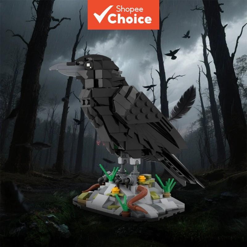 Crow Raven Building Blocks ประกอบของเล่นของขวัญเด็ก 357PCS อิฐของเล่นเพื่อการศึกษาปริศนา MOC-217187