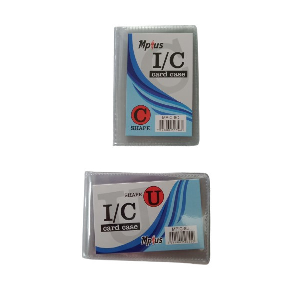 เคส Mplus IC/ID PVC รูปทรง U/C โปร่งใส