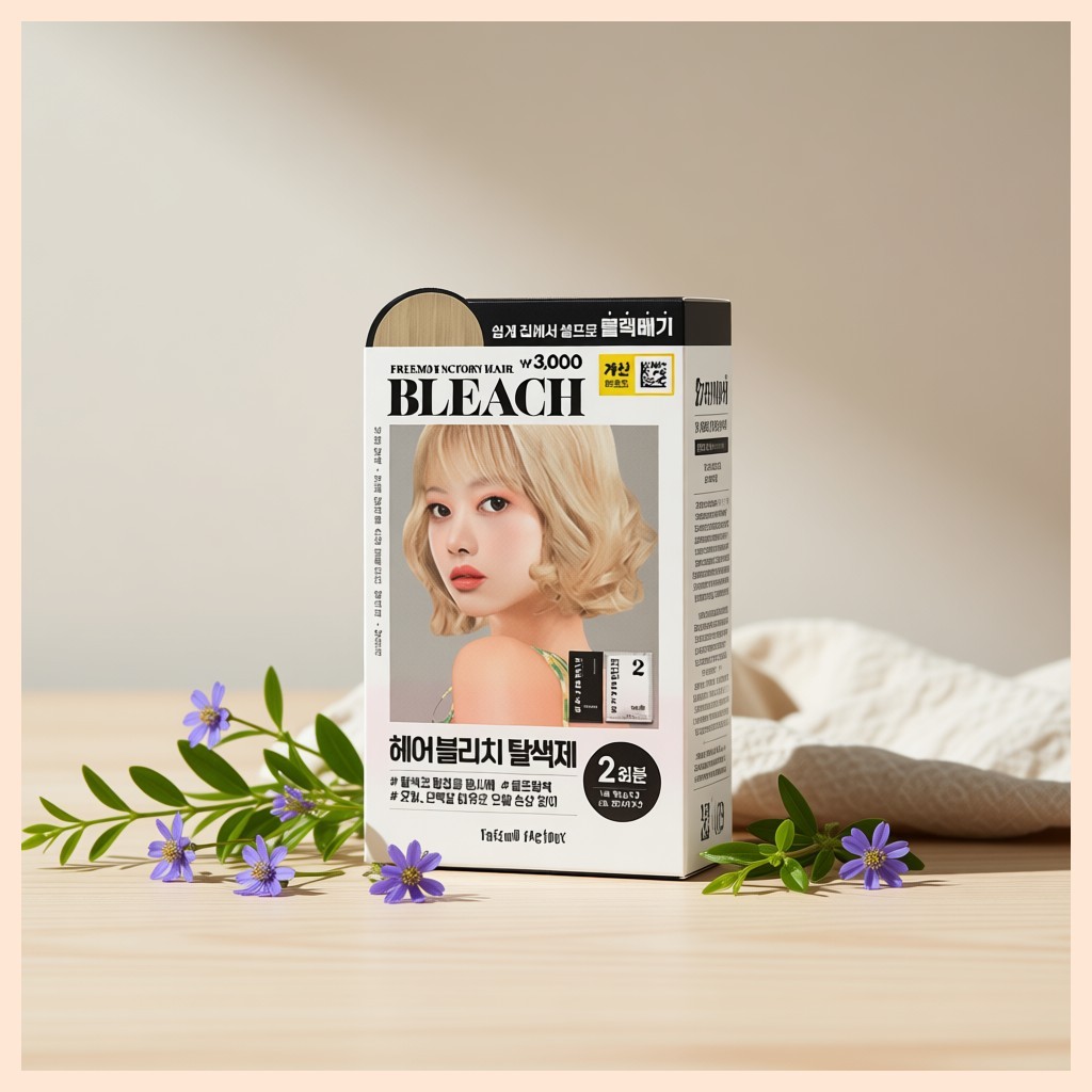 [daiso] Freemo Factory Hair Bleach, 80ml, 2pc / Korean Hair Bleach / At-Home Lightening / ของแท้ 100