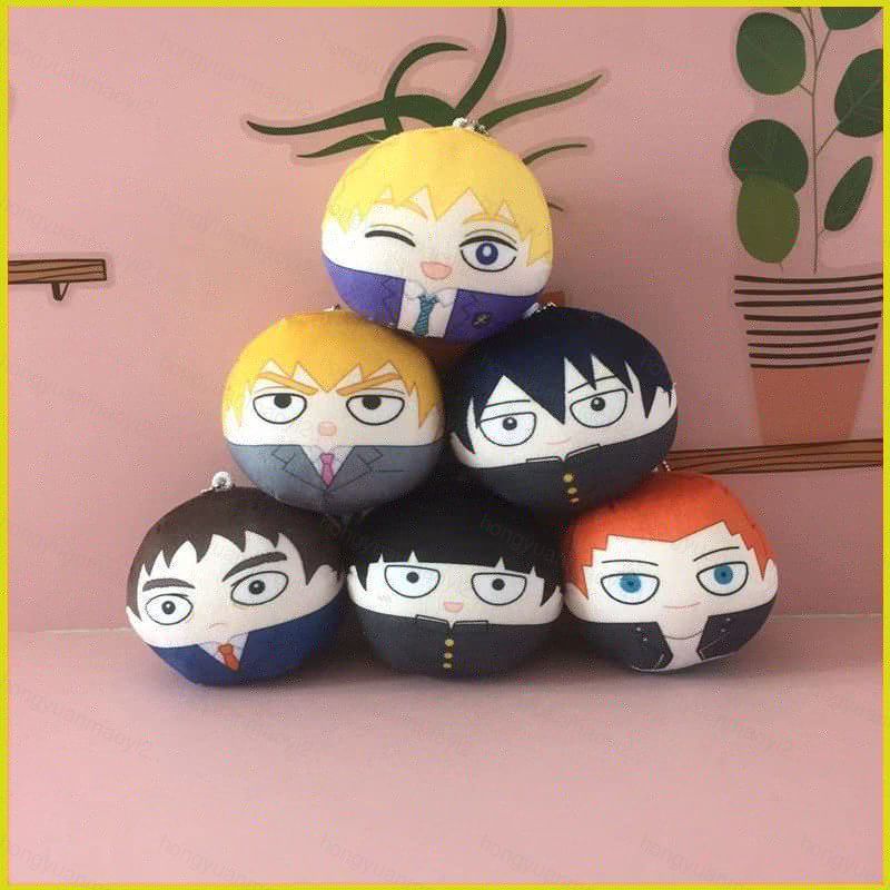 ZY2 Mob Psycho 100 ตุ๊กตาตุ๊กตาของขวัญเด็กกระเป๋าเป้สะพายหลังจี้ Teruki Shigeo Arataka ตุ๊กตาของเล่น