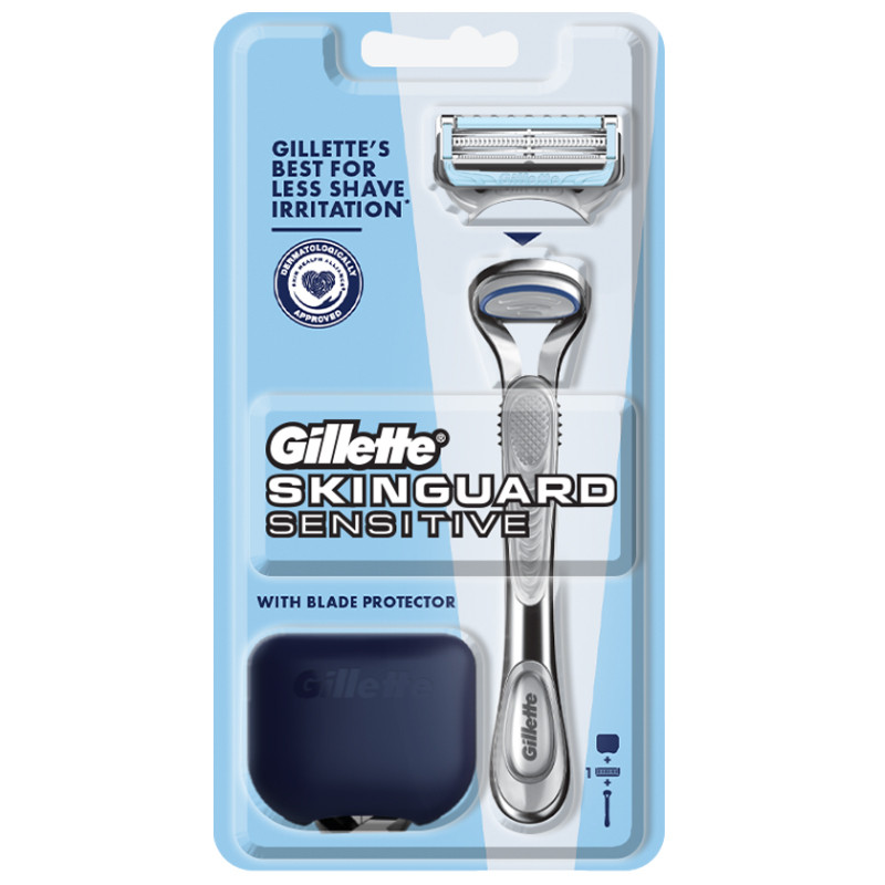ยิลเลตต์มีดโกนสกินการ์ด 1ชิ้น Gillette Skinguard Razor 1pcs. [หมายเลขบาร์โค้ด 4902430870689 ]