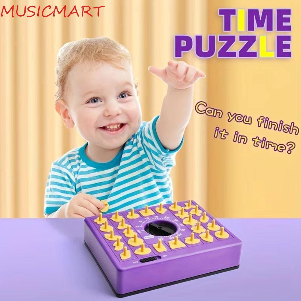 MUSICMART Timing Puzzle Board Game, Two Players Family Fun Time-Matching Puzzle Toy, Birthday Presen
