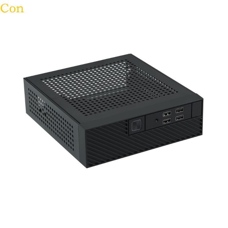 Con M10 Mini ITX HTPC แชสซีคอมพิวเตอร์เดสก์ท็อป HTPC กรอบเคสกระจายความร้อน