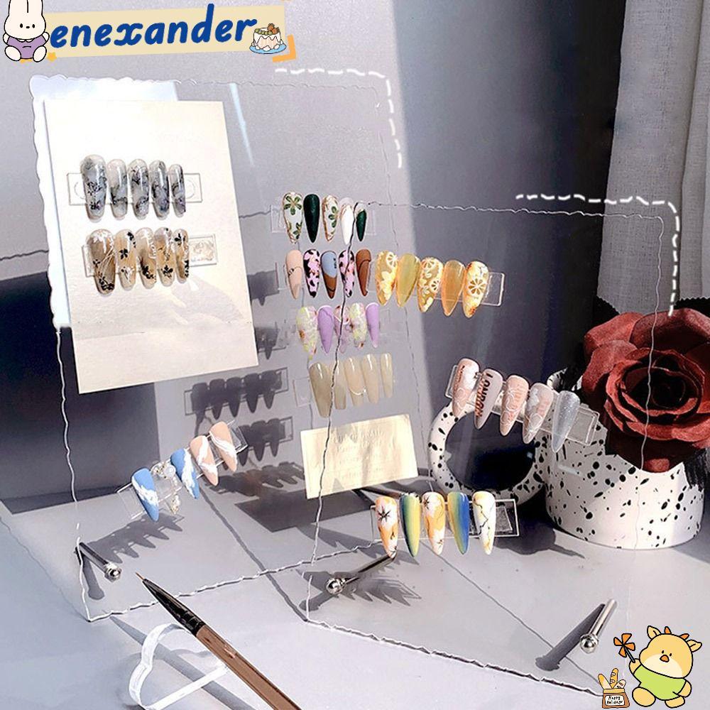 EXER Nail Art Display Nail Art กระดานแสดงผลอะคริลิค