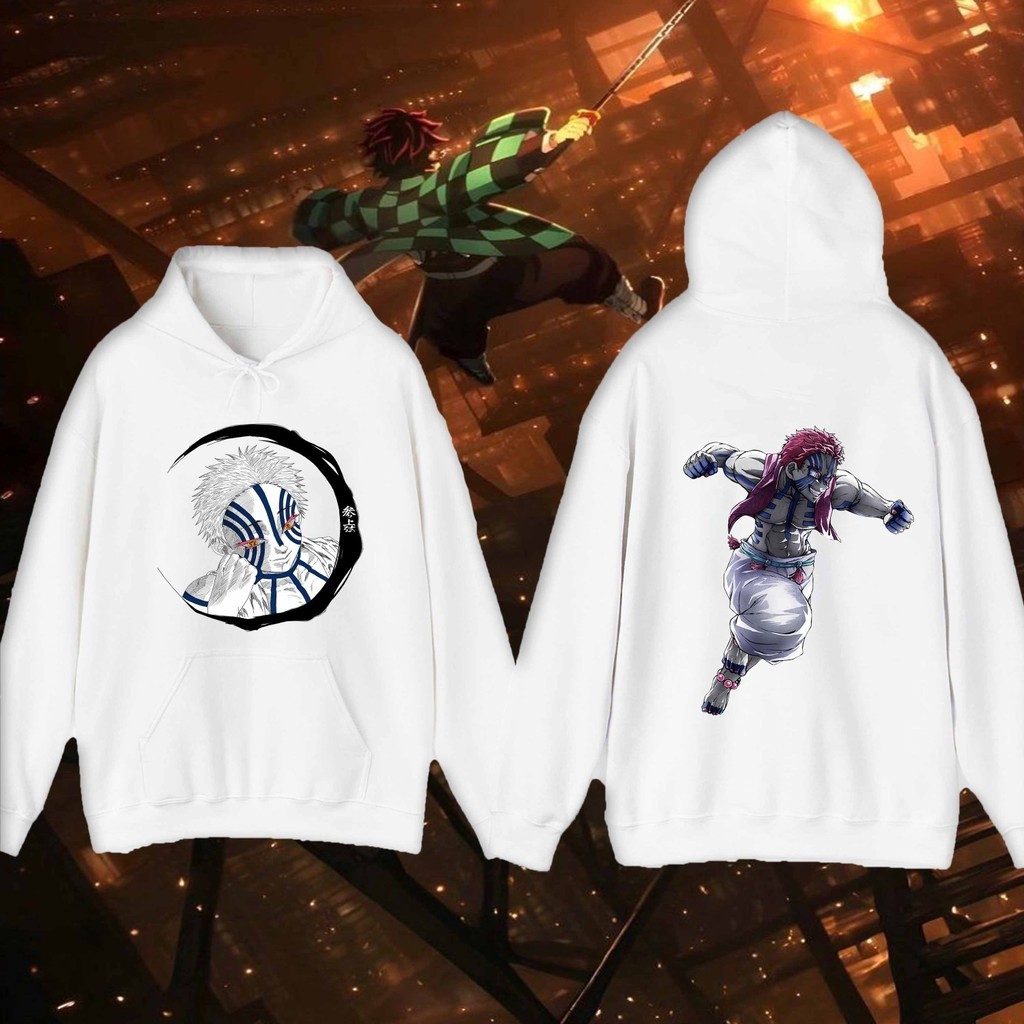 Akaza Upper Moon Hoodie  | เสื้อฮู้ดลายอสูรข้างขึ้น อาคาซะ สุดดาร์กแฟชั่น