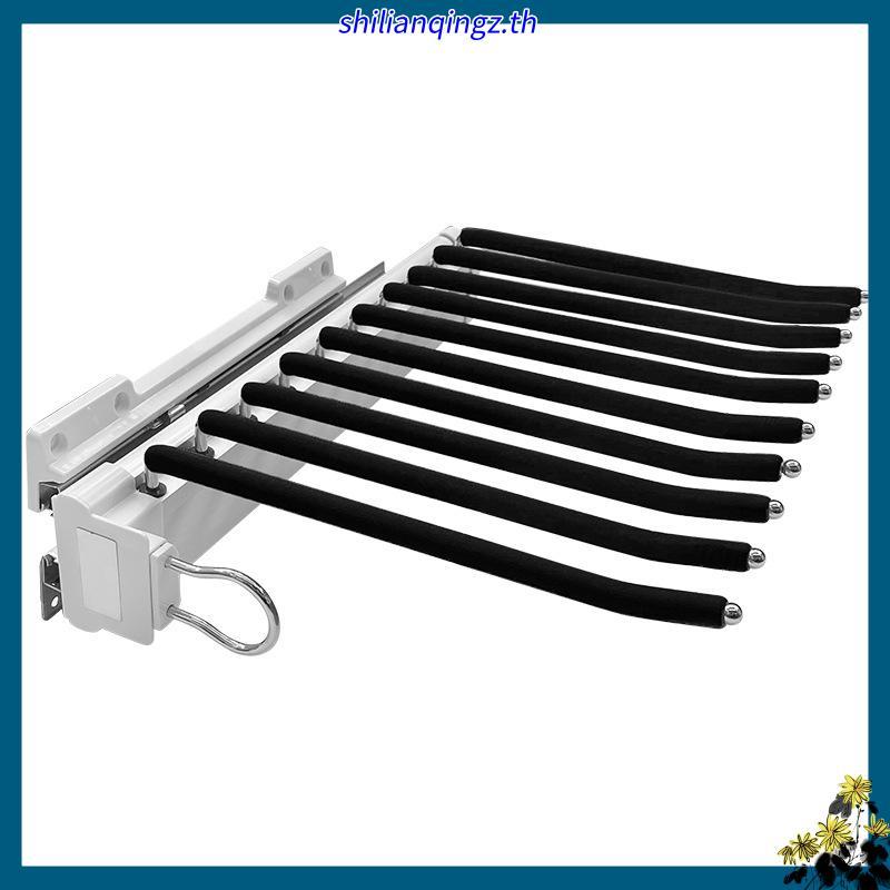 Feiou Pants Rack Wardrobe Side Mount Household Telescopic Pants Pull-Out Push-Pull Pants Pull-Out To