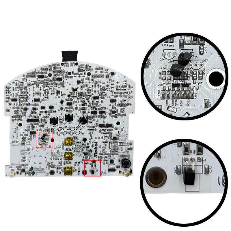 เข้ากันได้กับหุ่นยนต์ iRobot Roomba 602 601 603 อะไหล่เมนบอร์ด (ไม่มีตัวจับเวลา)