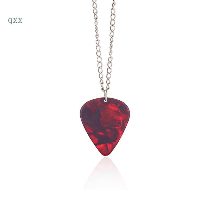CH* สร้อยคอสโมสร Hellfire ที่ไม่ซ้ํากัน Eddie Munson Guitar Pick Pendant Necklace