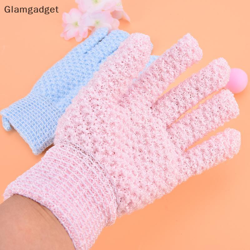 [Glamgadget] Peeling Exfoliating Mitt Glove สําหรับถุงมือขัดอาบน้ําฟองน้ํา SPA Bath Glove Boutique