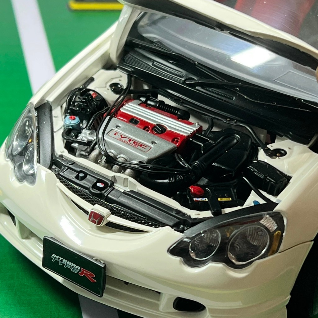 AUTOart AUTOart Honda DC5 Hard Sweet Potato Champion White 1/18 Ottoya Honda Integra Type R, Rare Al