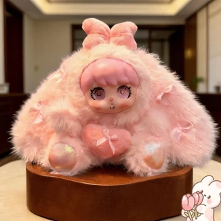 ตุ๊กตากระต่าย พวงกุญแจตุ๊กตาผ้ากำมะหยี่ไวนิล 16 ซม. สีหน้าท่าทางน่ารัก จี้ห้อยกระเป๋า ของขวัญวันเกิด