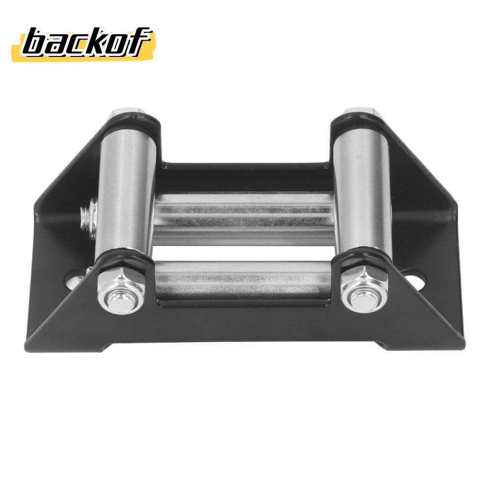 BACKOF Winch Roller Fairlead, 4500LB Universal Mount Roller Fairlead, ทนทานอ่อนนุชถอดชิ้นส่วนความแข็