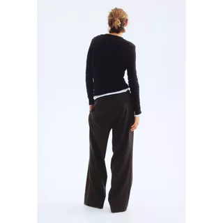 H&M(เอชแอนด์เอ็ม) กางเกงขายาวทรงกว้าง Women Wide trousers 1319361_1