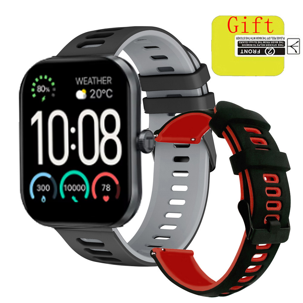 Haylou S6 smart watch สําหรับ Haylou S6 smart watch สายรัดข้อมือซิลิโคนสร้อยข้อมืออุปกรณ์เสริม