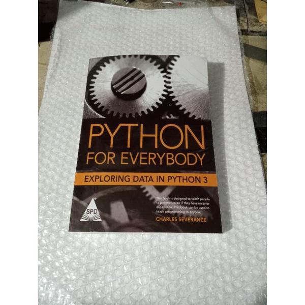 หนังสือทางกายภาพ Python Book for Everybody: Exploring Data in Python 3