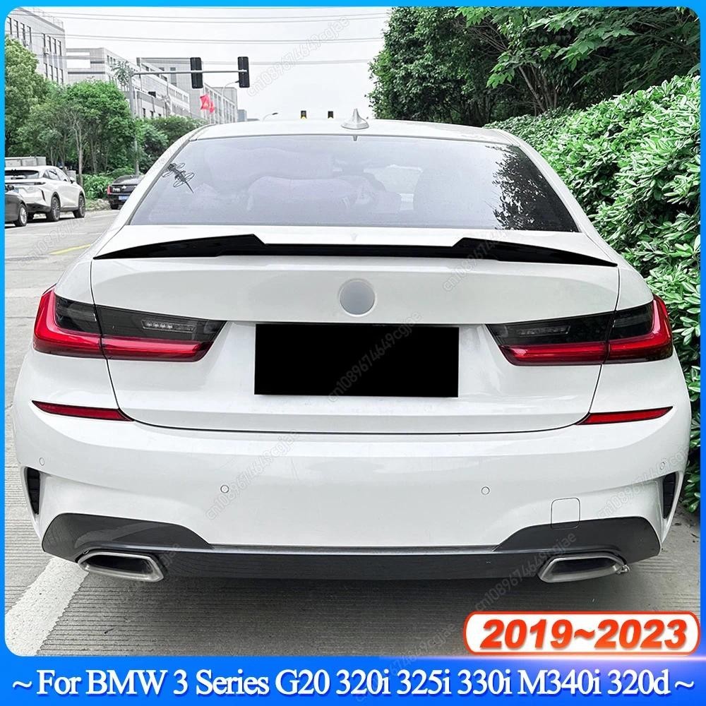 สําหรับ BMW 3 Series G20 320i 325i 330i M340i 320d 330e 2019-2023 ซีดานด้านหลังสปอยเลอร์ Trunk Wing 