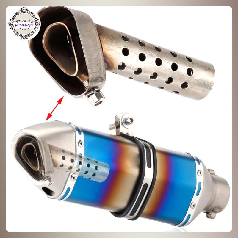 GG Universal ด้านหน้า Mid End Catalyst DB Killer สําหรับรถจักรยานยนต์ท่อไอเสีย Silencer Noise Sound Eliminator TH