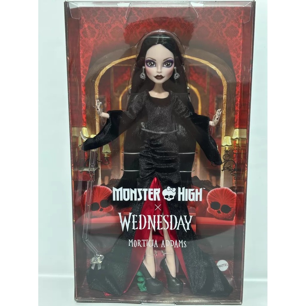 Monster High Adult Collectible X Wednesday Morticia Addams Doll RM247X