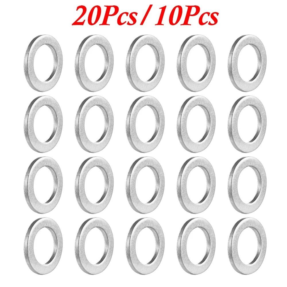 20/10Pcs น้ํามันท่อระบายน้ําปลั๊ก Crush เครื่องซักผ้าปะเก็น 14 มม.สําหรับ Honda Accord Civic CRV CRZ