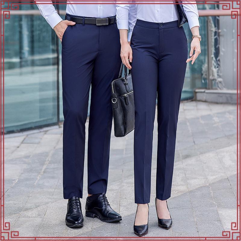 H&M Regular Fit กางเกง สีดํา sz 33