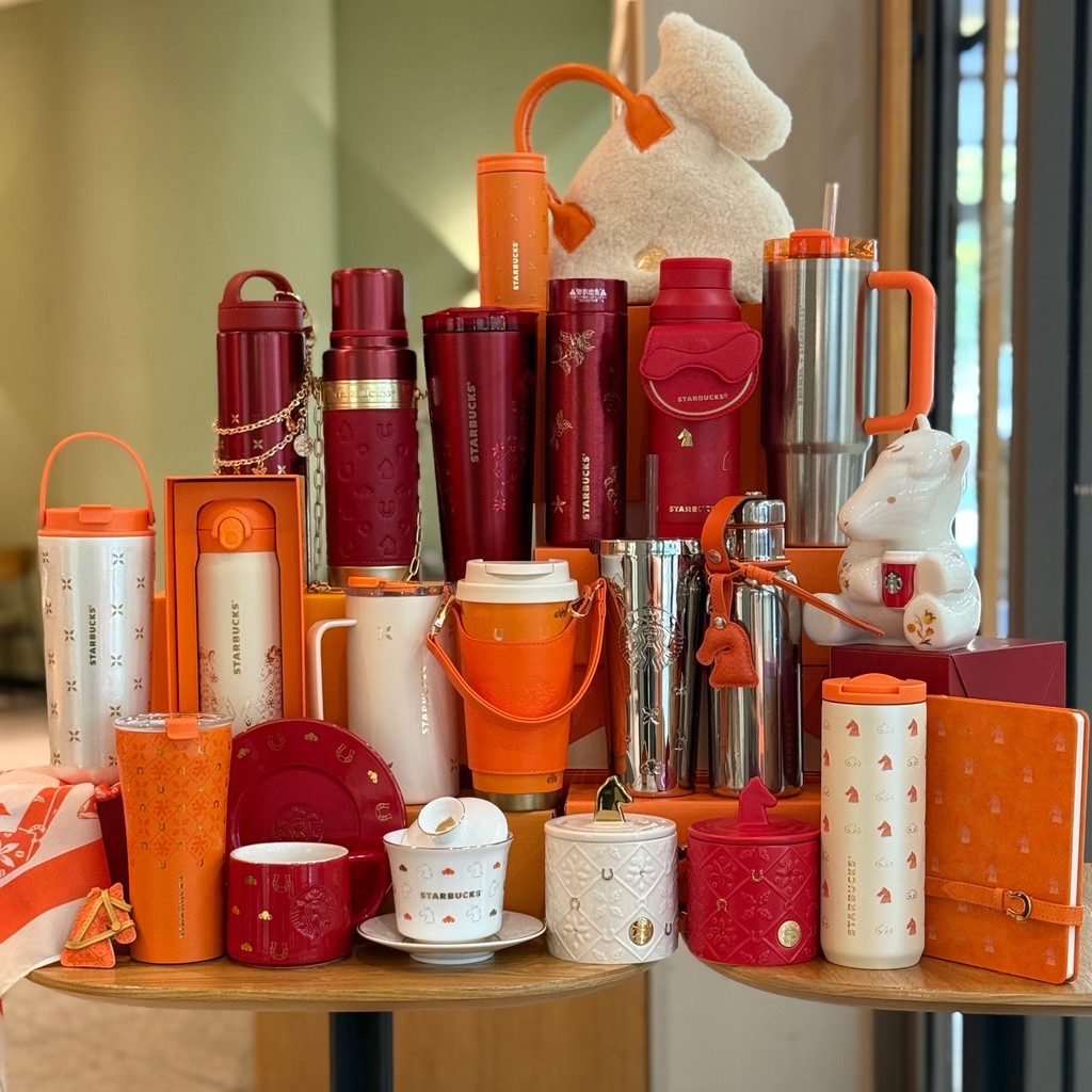 Starbucks Cup 2026 Junyue Starway Zodiac เซรามิคคู่ถ้วยสแตนเลสกระติกน้ําร้อนถ้วยของขวัญปีใหม่