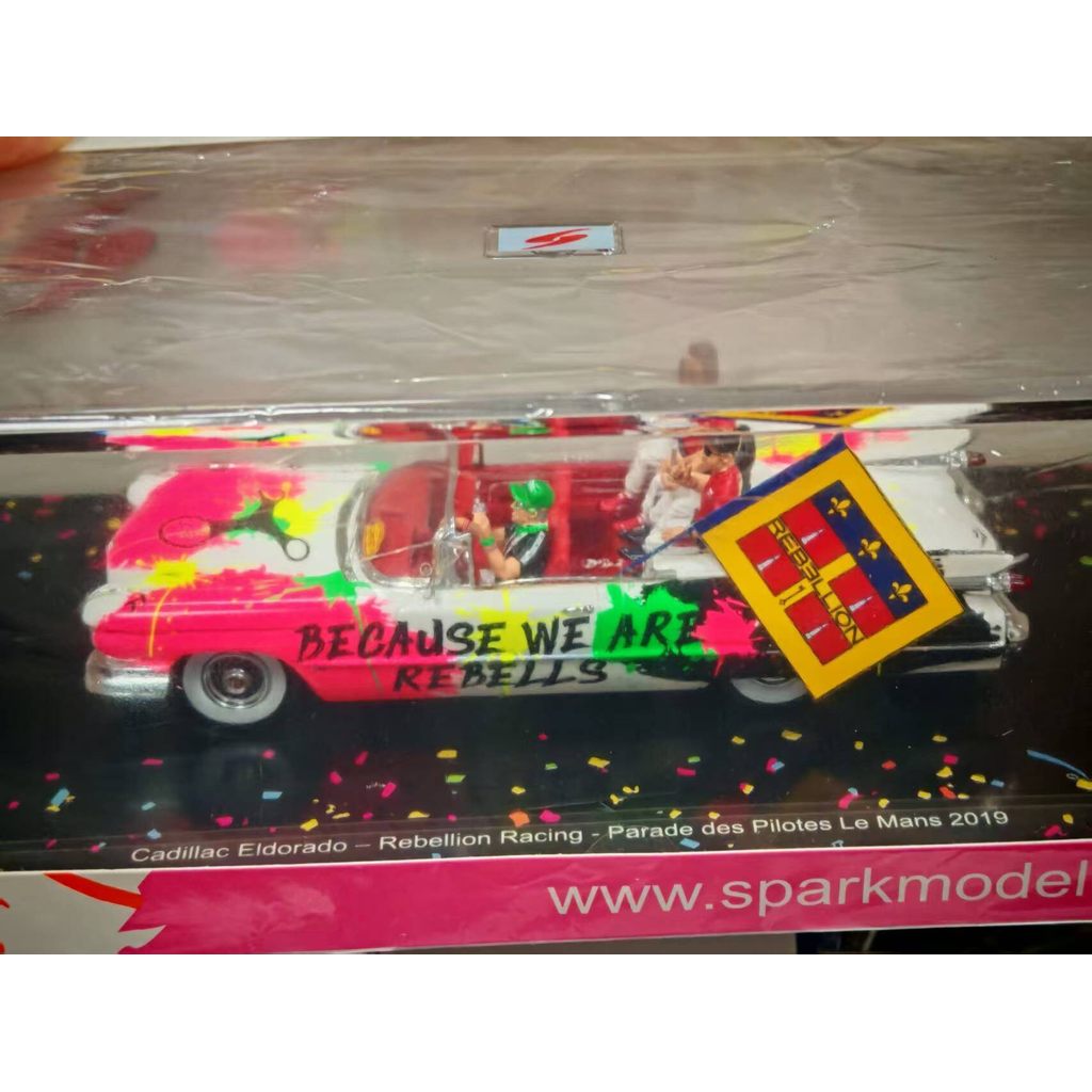 Spark 1 43 Racing Model Cadillac eldorado Le Man 2019 เก็บเงินปลายทาง