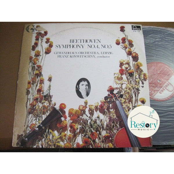 แผ่นเสียง Ludwig Van Beethoven, Gewandhausorchester Leipzig, Franz Konwitschny - Symphony No.4, No.5