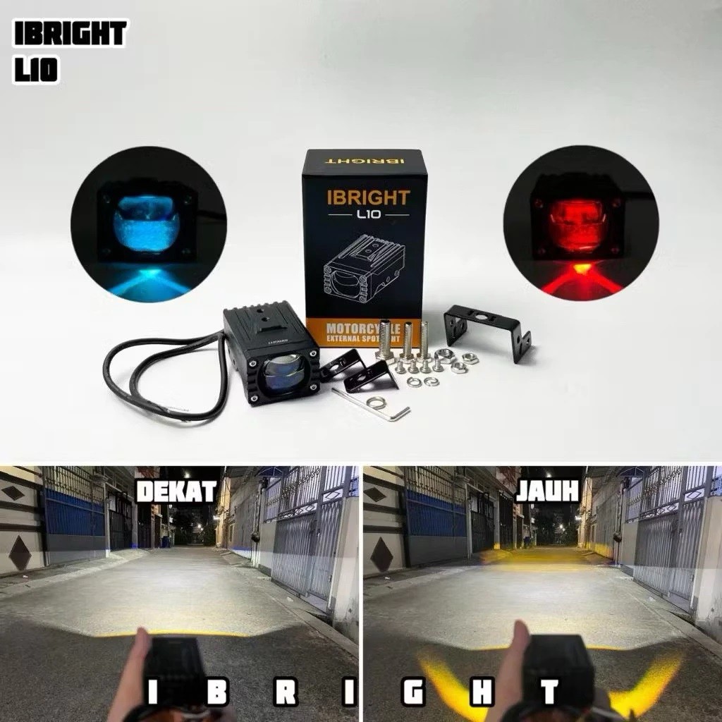 IBRIGHT L10 - สปอตไลท์เลนส์สีน้ําเงินบิลด์